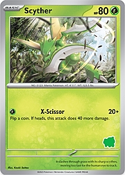 Scyther NO — My First Battle - FULL (English Pokémon TCG card)