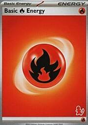 Fire Energy NO — My First Battle - FULL (English Pokémon TCG card)