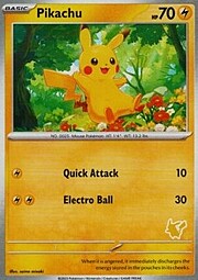 Pikachu NO — My First Battle - FULL (English Pokémon TCG card)