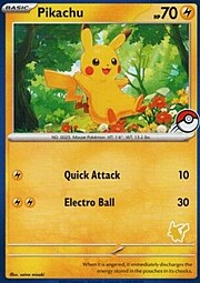 Pikachu NO — My First Battle - FULL (English Pokémon TCG card)
