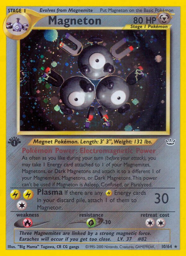 Magneton 010/66 — Neo Revelation (English Pokémon TCG card)