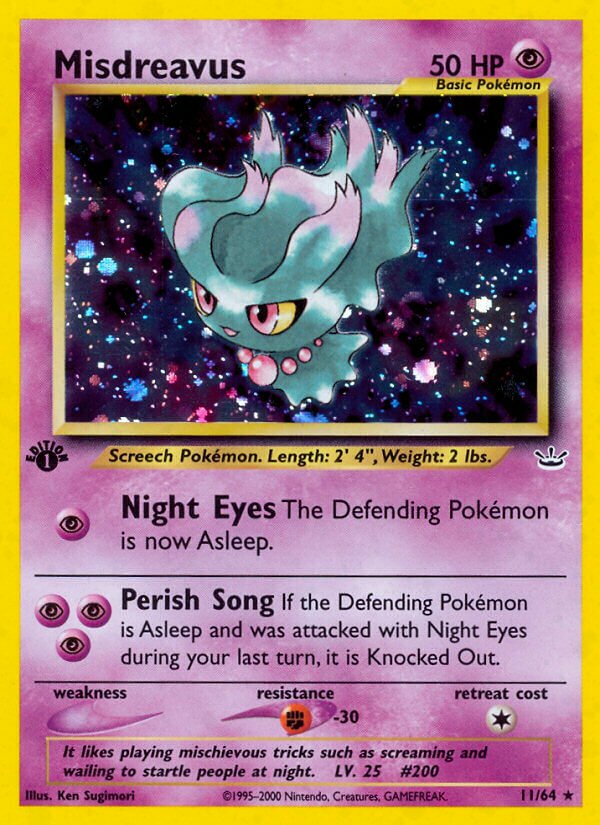 Misdreavus 011/66 — Neo Revelation (English Pokémon TCG card)