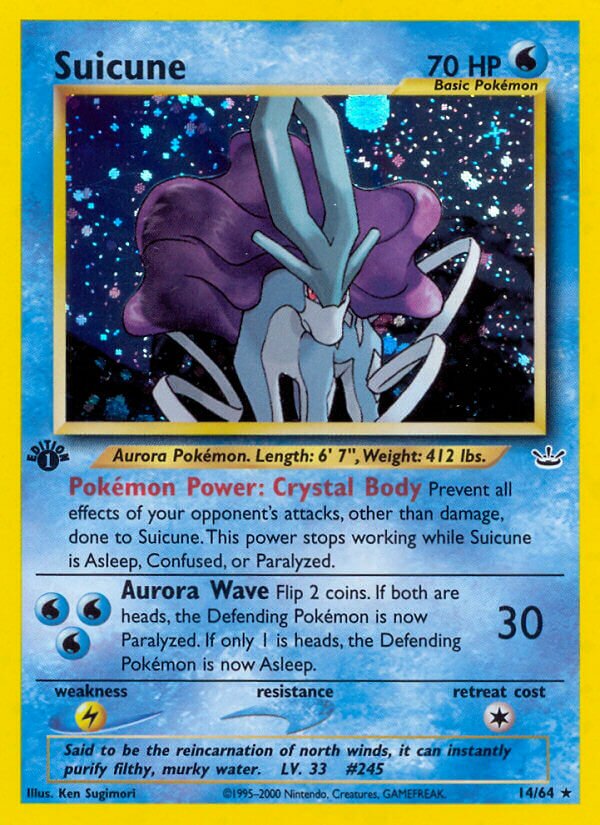 Suicune 014/66 — Neo Revelation (English Pokémon TCG card)