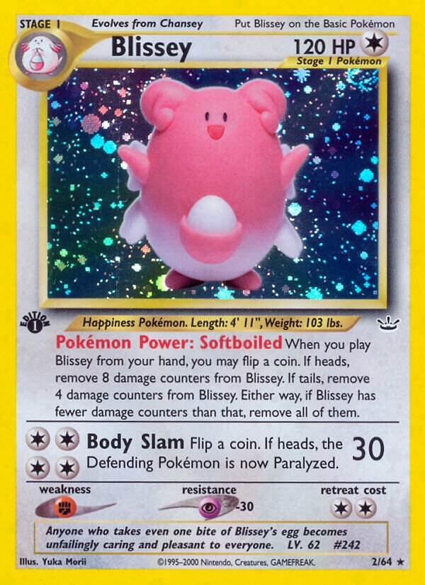 Blissey 002/66 — Neo Revelation (English Pokémon TCG card)