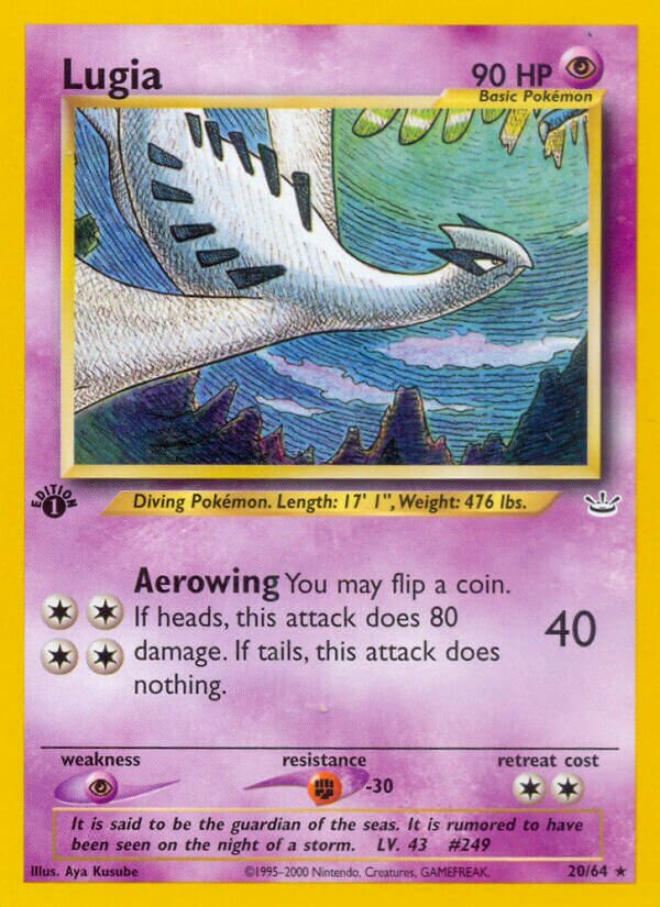 Lugia 020/66 — Neo Revelation (English Pokémon TCG card)