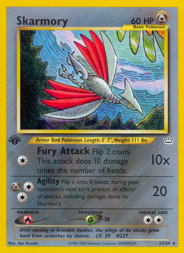 Skarmory 023/66 — Neo Revelation (English Pokémon TCG card)
