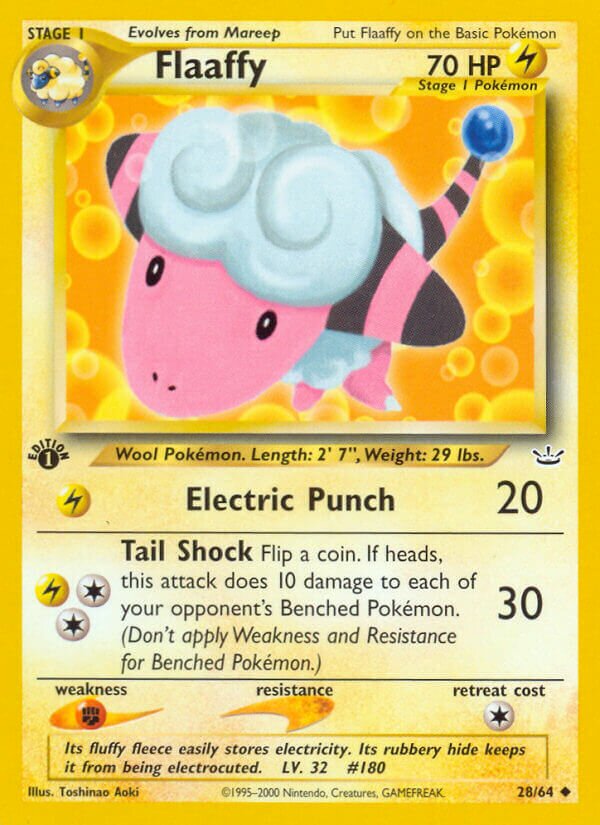 Flaaffy 028/66 — Neo Revelation (English Pokémon TCG card)