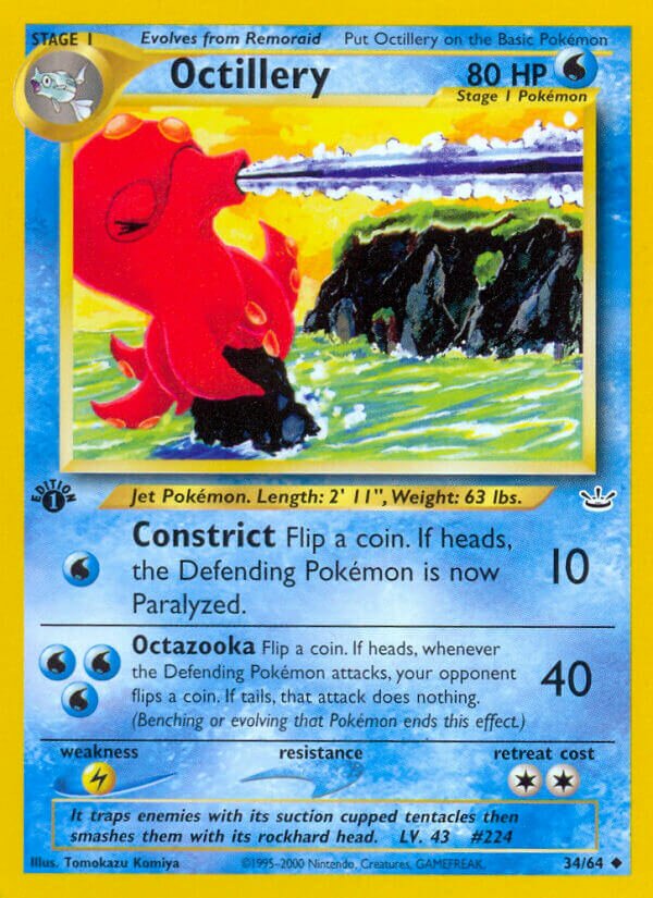 Octillery 034/66 — Neo Revelation (English Pokémon TCG card)