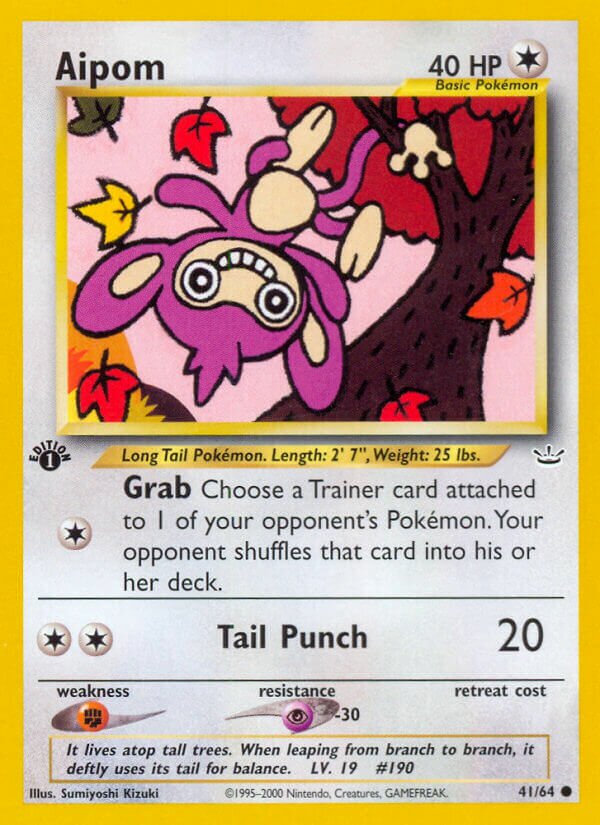 Aipom 041/66 — Neo Revelation (English Pokémon TCG card)
