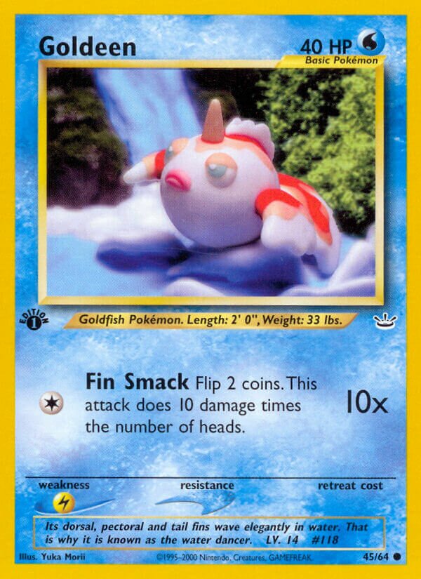 Goldeen 045/66 — Neo Revelation (English Pokémon TCG card)