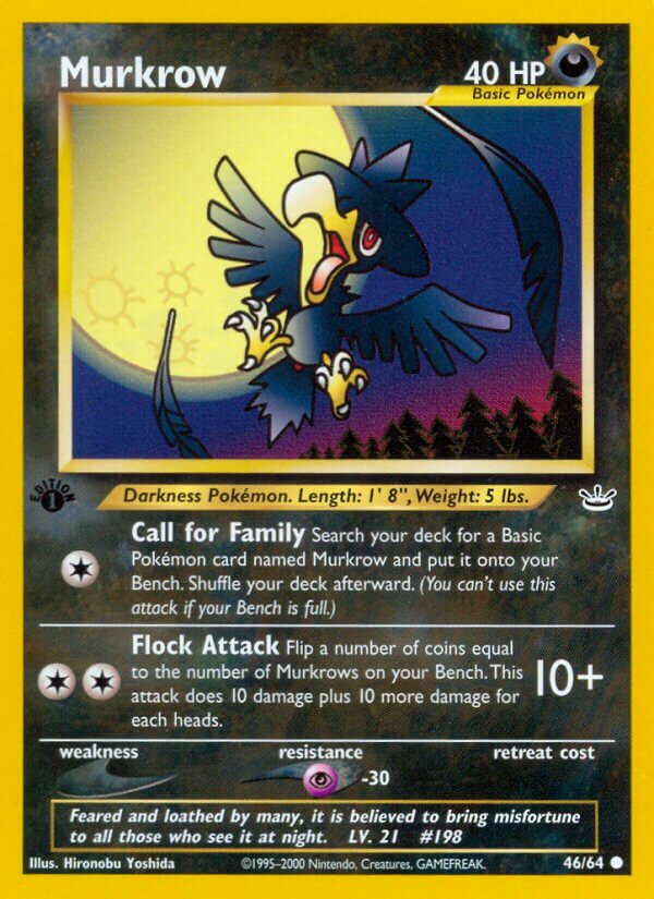 Murkrow 046/66 — Neo Revelation (English Pokémon TCG card)
