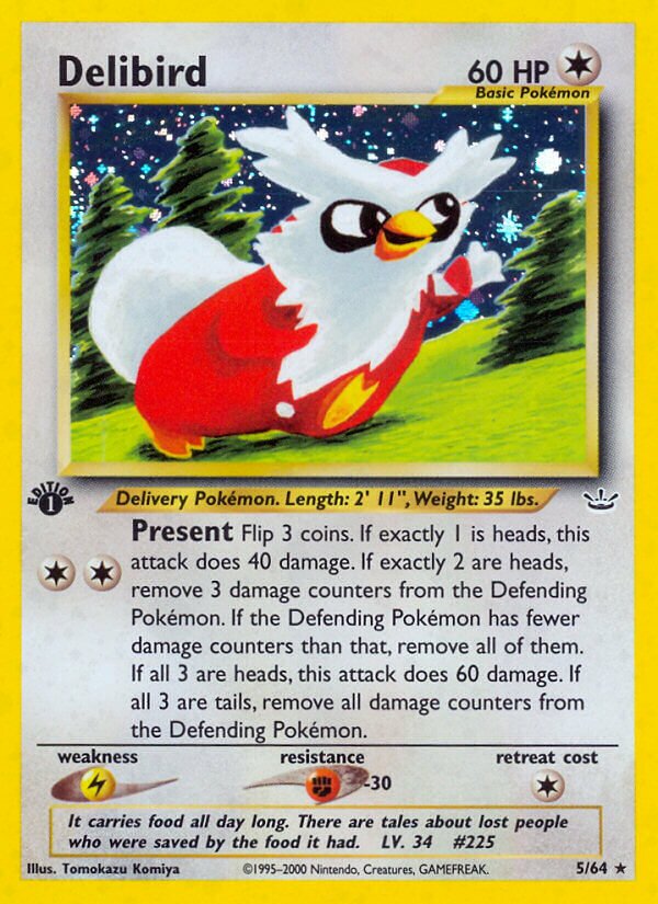 Delibird 005/66 — Neo Revelation (English Pokémon TCG card)