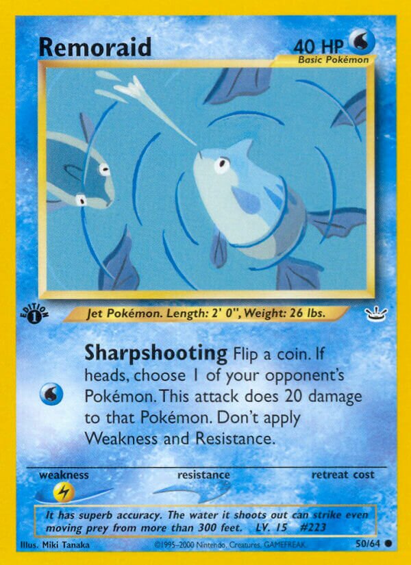 Remoraid 050/66 — Neo Revelation (English Pokémon TCG card)