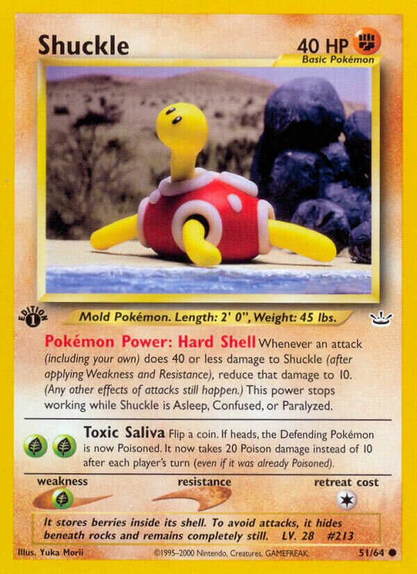 Shuckle 051/66 — Neo Revelation (English Pokémon TCG card)