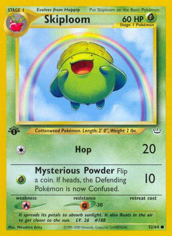 Skiploom 052/66 — Neo Revelation (English Pokémon TCG card)