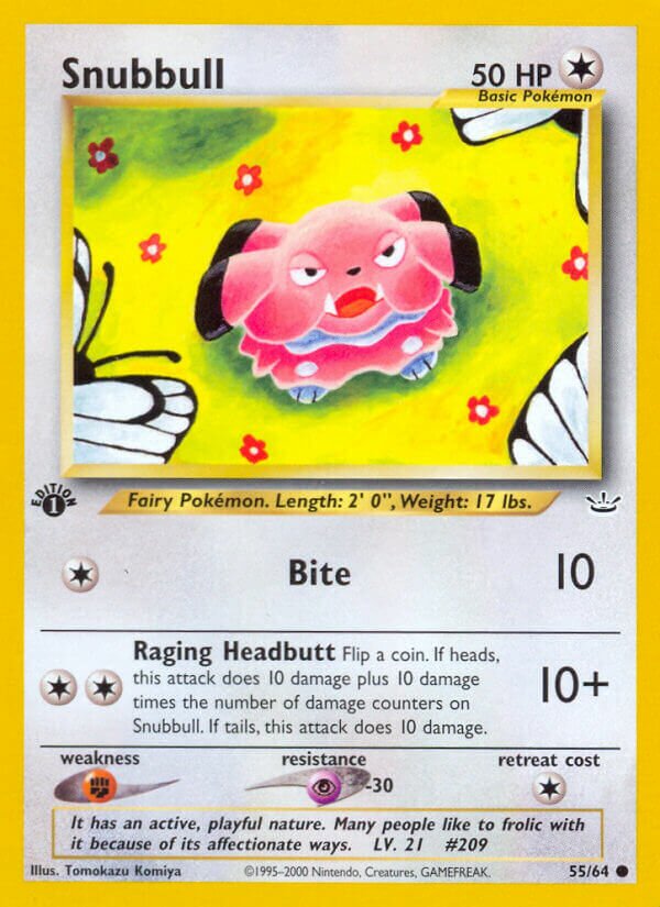 Snubbull 055/66 — Neo Revelation (English Pokémon TCG card)