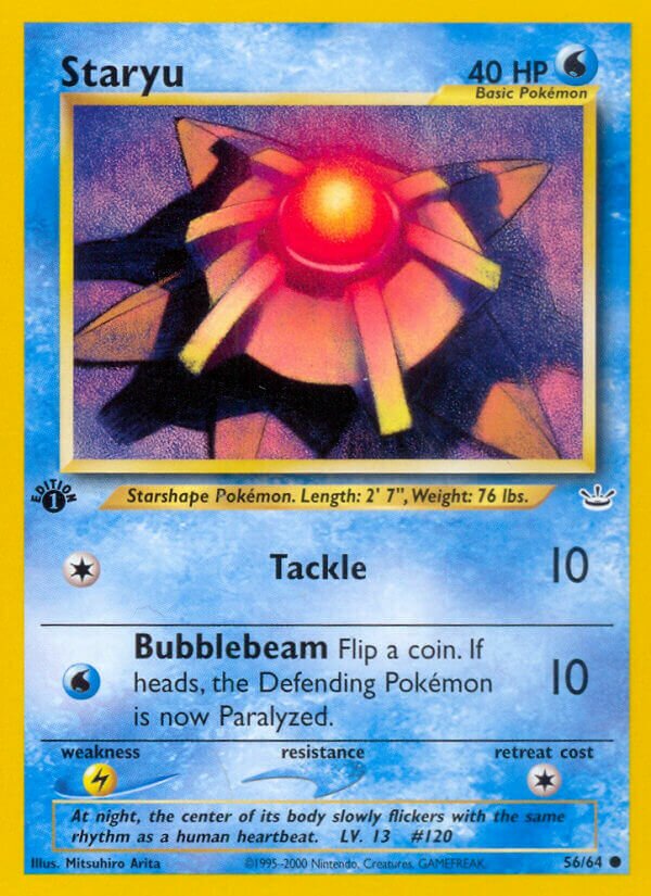 Staryu 056/66 — Neo Revelation (English Pokémon TCG card)