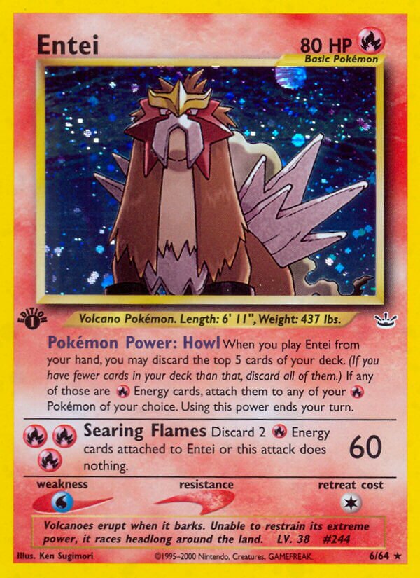 Entei 006/66 — Neo Revelation (English Pokémon TCG card)