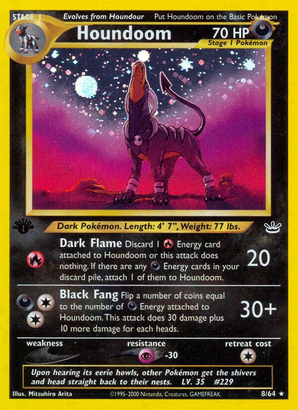 Houndoom 008/66 — Neo Revelation (English Pokémon TCG card)