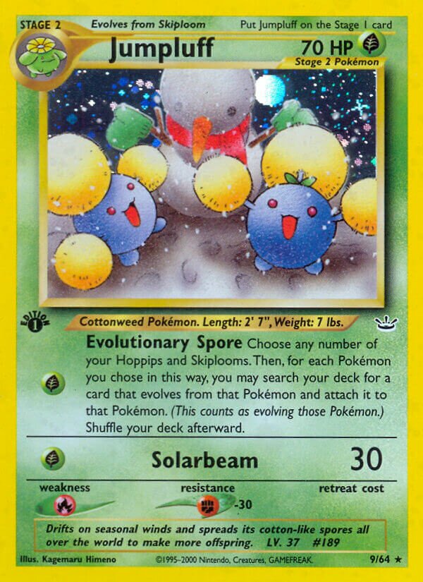 Jumpluff 009/66 — Neo Revelation (English Pokémon TCG card)