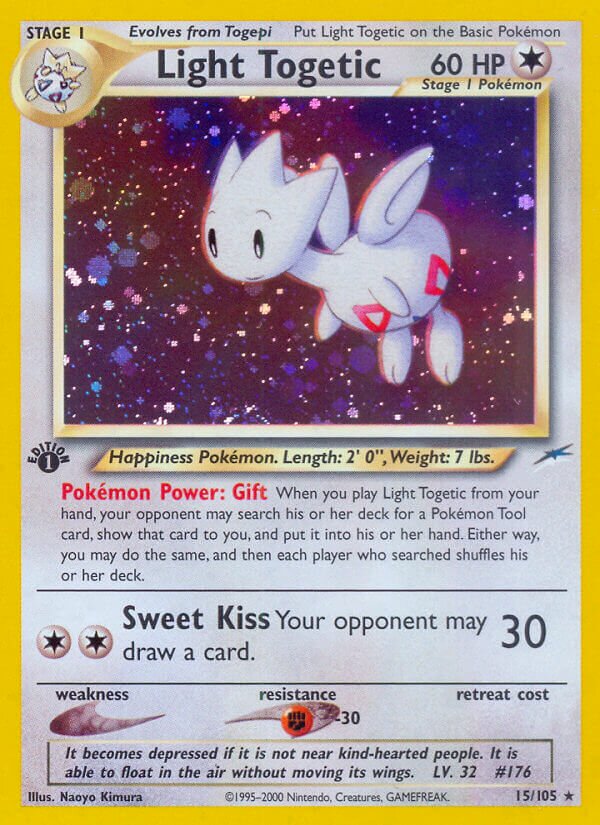Light Togetic 015/113 — Neo Destiny (English Pokémon TCG card)