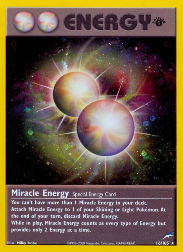 Miracle Energy 016/113 — Neo Destiny (English Pokémon TCG card)