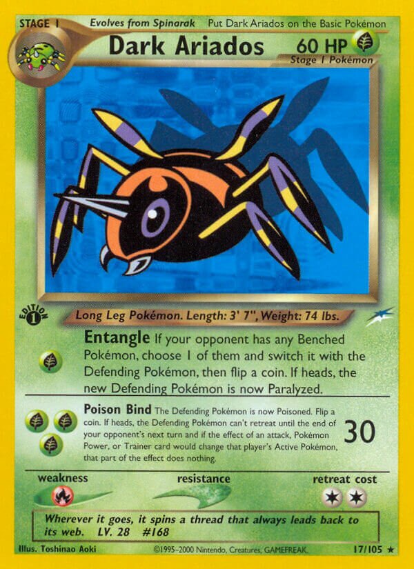 Dark Ariados 017/113 — Neo Destiny (English Pokémon TCG card)