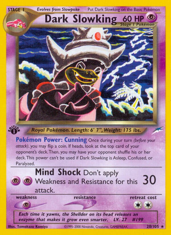 Dark Slowking 020/113 — Neo Destiny (English Pokémon TCG card)