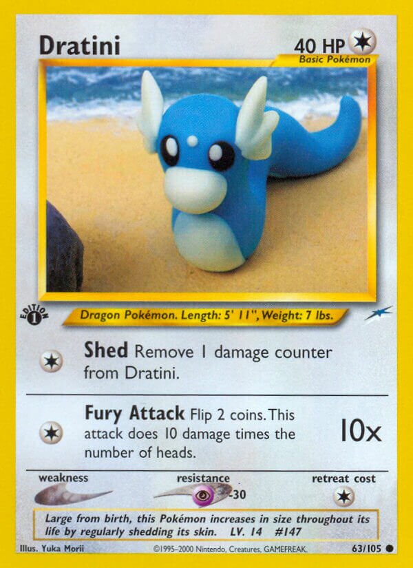 Dratini 063/113 — Neo Destiny (English Pokémon TCG card)