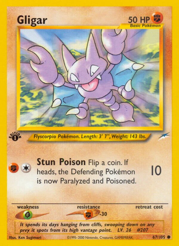 Gligar 067/113 — Neo Destiny (English Pokémon TCG card)