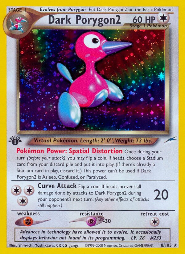 Dark Porygon2 008/113 — Neo Destiny (English Pokémon TCG card)