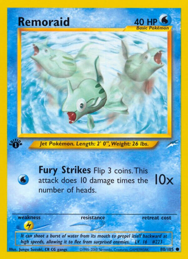 Remoraid 080/113 — Neo Destiny (English Pokémon TCG card)