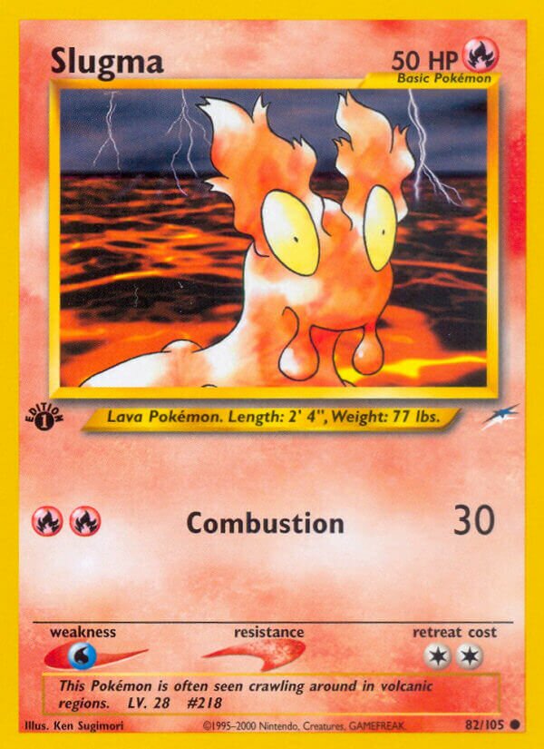 Slugma 082/113 — Neo Destiny (English Pokémon TCG card)