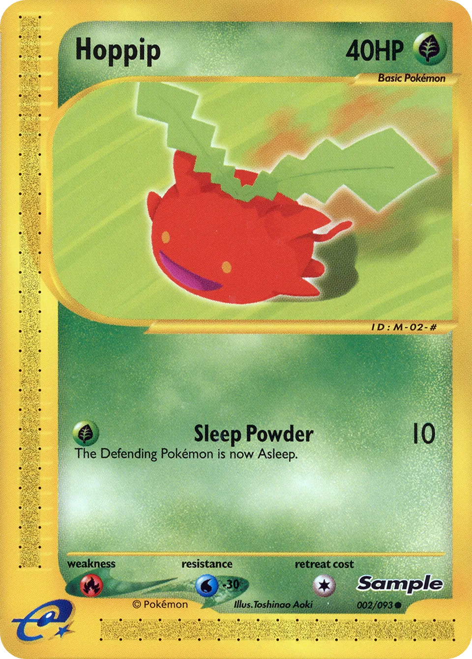 Hoppip 002 — New York Pokémon Center Press Event (English Pokémon TCG card)