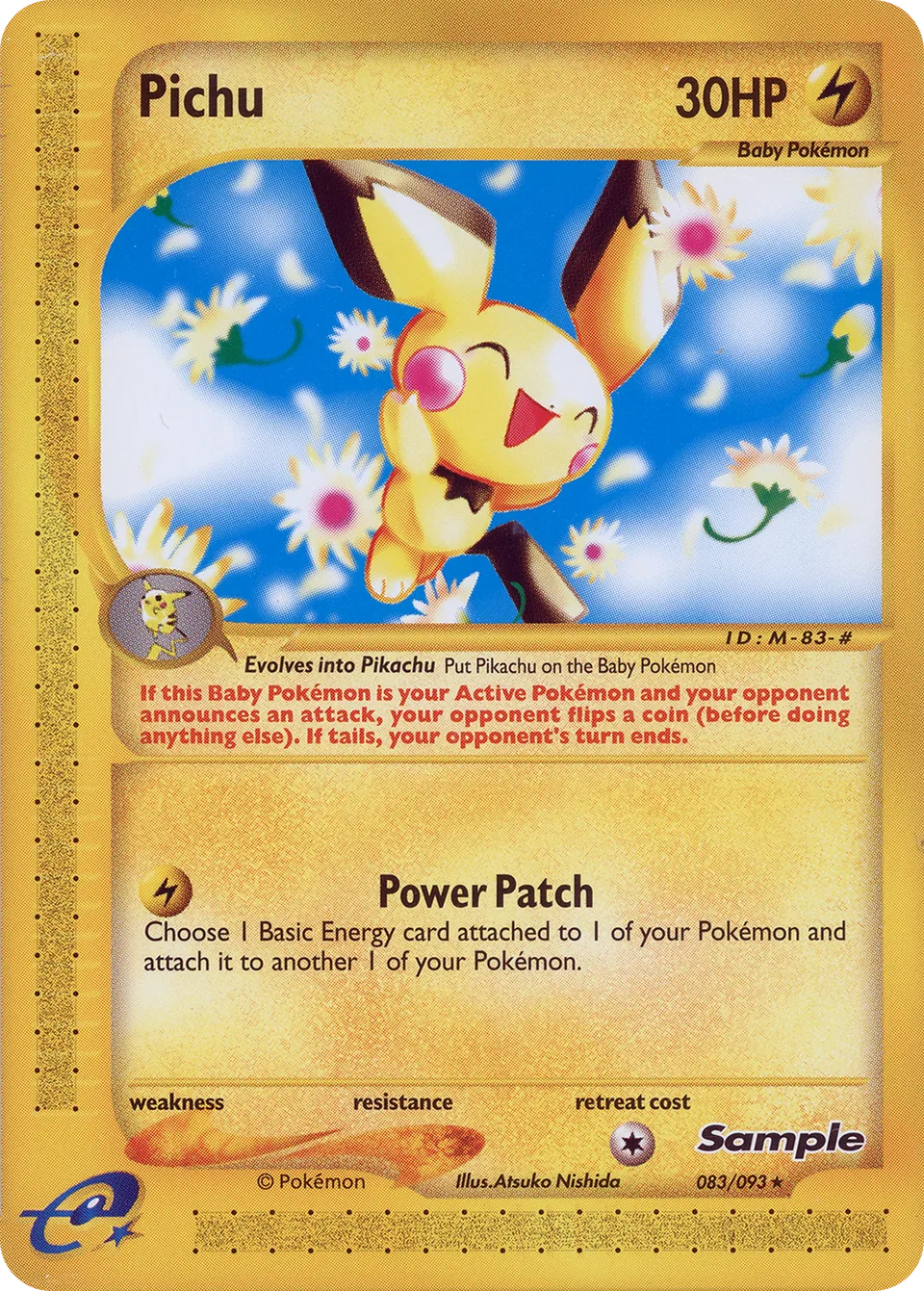 Pichu 083 — New York Pokémon Center Press Event (English Pokémon TCG card)