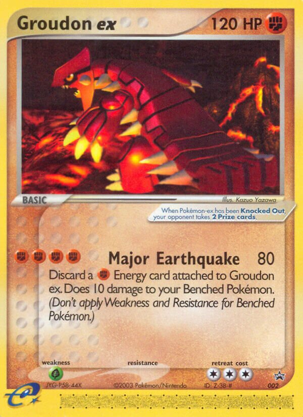 Groudon ex 002/40 — Nintendo Promos (English Pokémon TCG card)