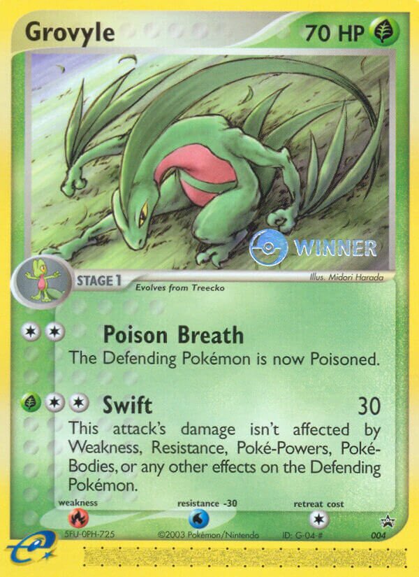 Grovyle 004/40 — Nintendo Promos (English Pokémon TCG card)
