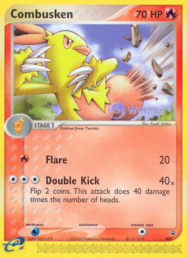 Combusken 009/40 — Nintendo Promos (English Pokémon TCG card)