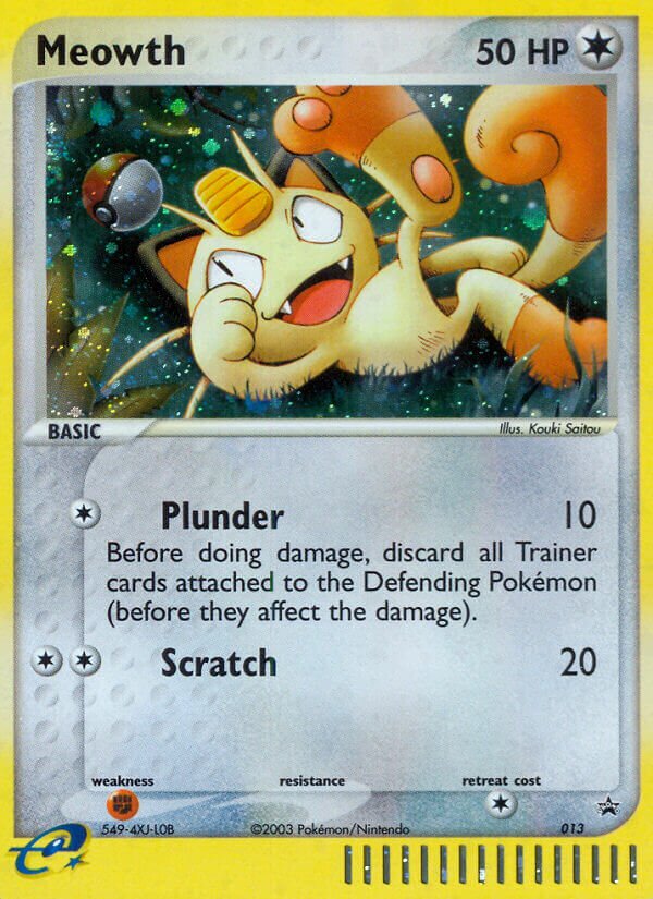 Meowth 013/40 — Nintendo Promos (English Pokémon TCG card)