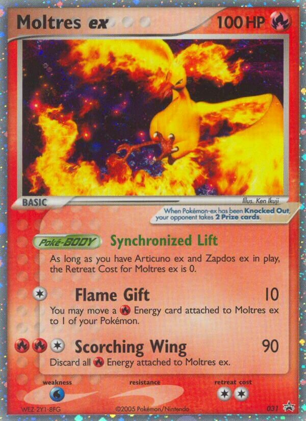Moltres ex 031/40 — Nintendo Promos (English Pokémon TCG card)