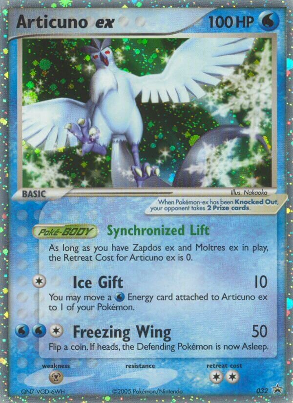 Articuno ex 032/40 — Nintendo Promos (English Pokémon TCG card)