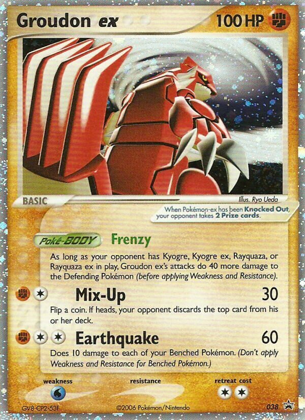 Groudon ex 038/40 — Nintendo Promos (English Pokémon TCG card)