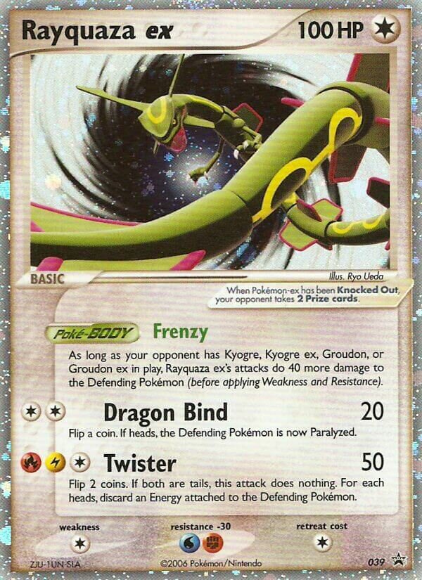 Rayquaza ex 039/40 — Nintendo Promos (English Pokémon TCG card)