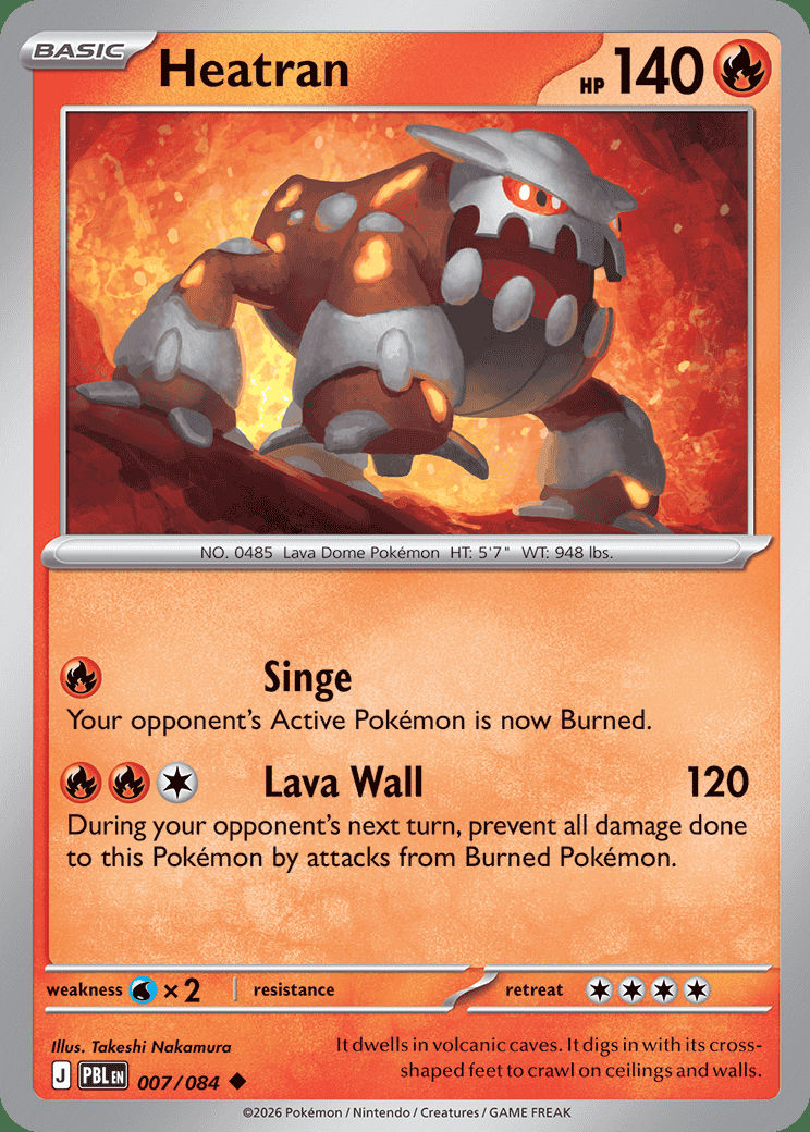 Heatran 007 — Pitch Black (English Pokémon TCG card)
