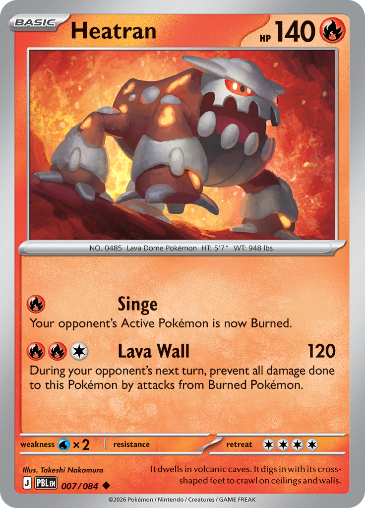 Heatran 007 — Pitch Black (English Pokémon TCG card)