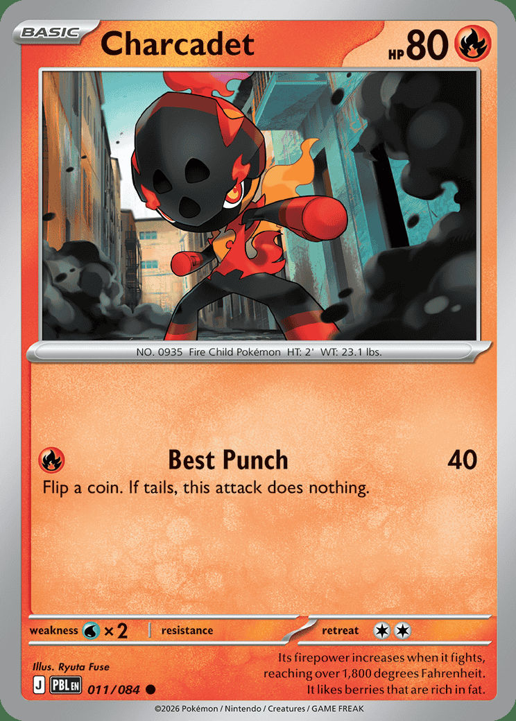 Charcadet 011 — Pitch Black (English Pokémon TCG card)