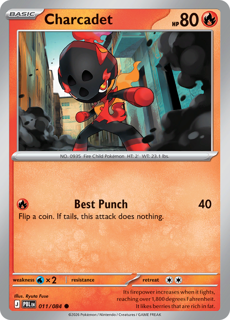 Charcadet 011 — Pitch Black (English Pokémon TCG card)