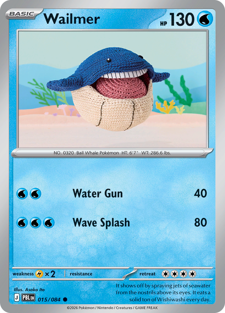 Wailmer 015 — Pitch Black (English Pokémon TCG card)
