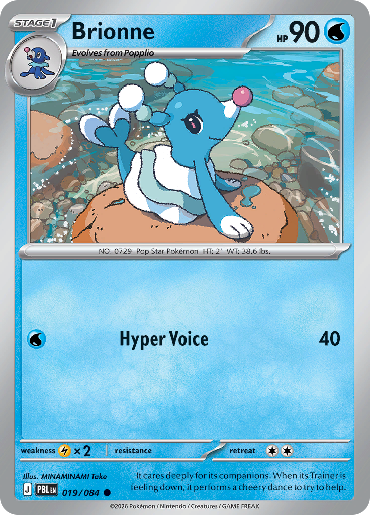 Brionne 019 — Pitch Black (English Pokémon TCG card)