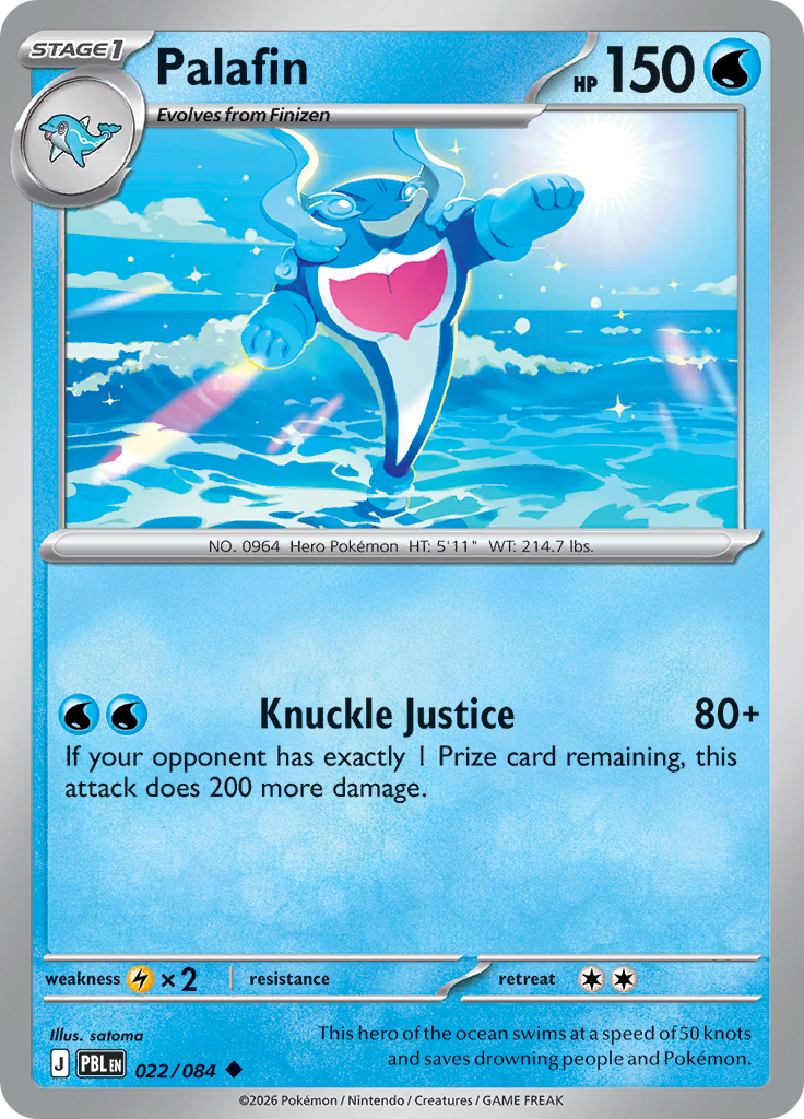 Palafin 022 — Pitch Black (English Pokémon TCG card)